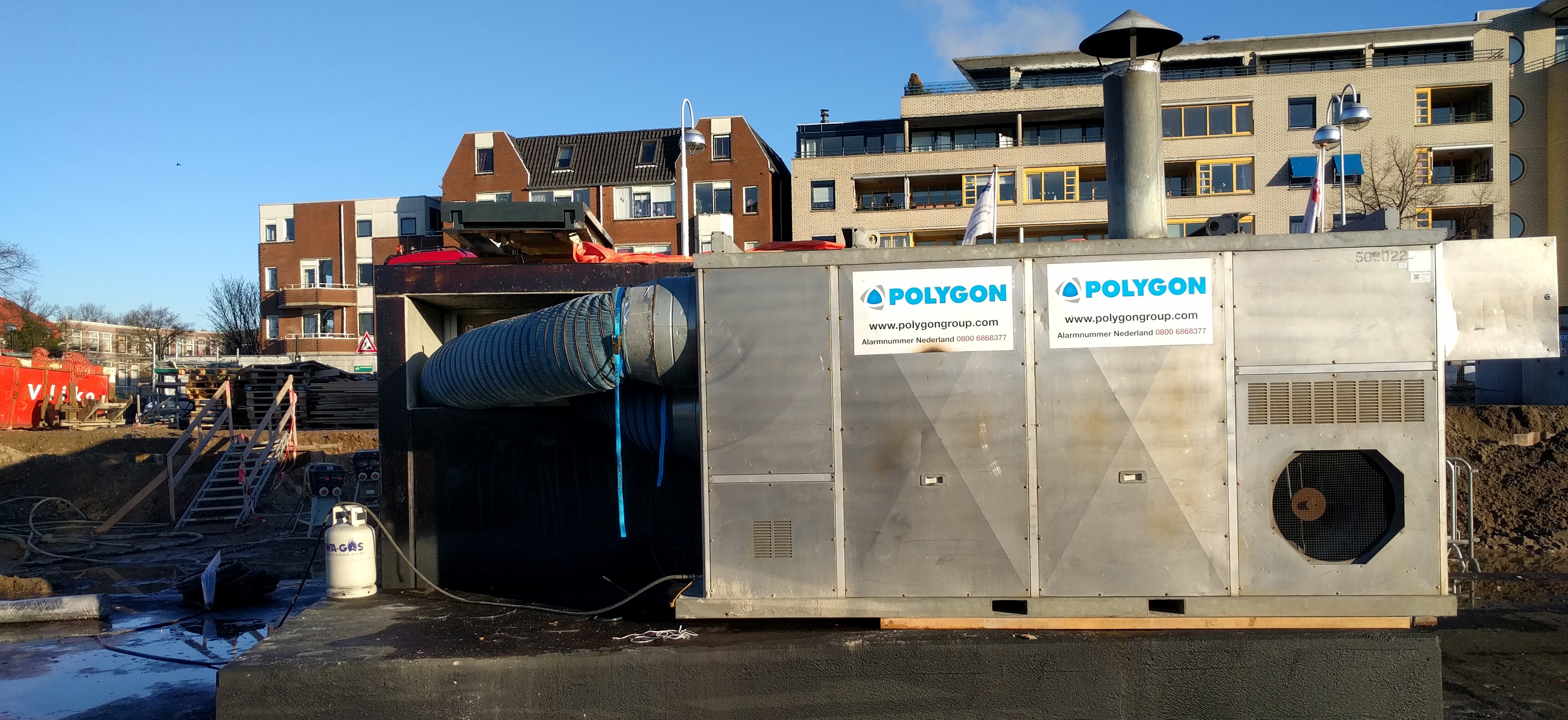 Polygon klimaatoplossing Parkeergarage Lammermarkt 4
